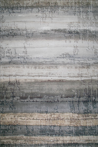 Modern grey distressed carpet, marble like pattern, made by Mongolian wool. 