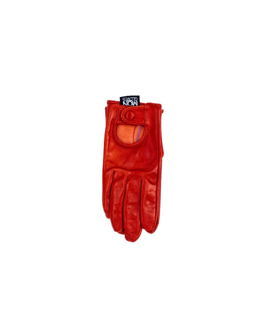Driving Leather Gloves Red for Women