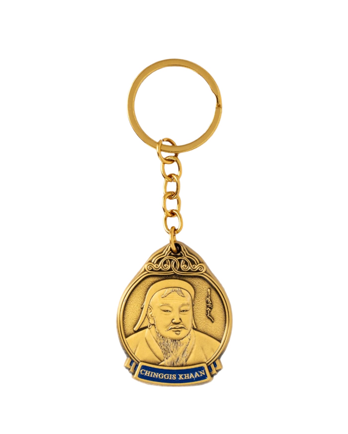 "Chinggis Khaan" Portrait Keychain