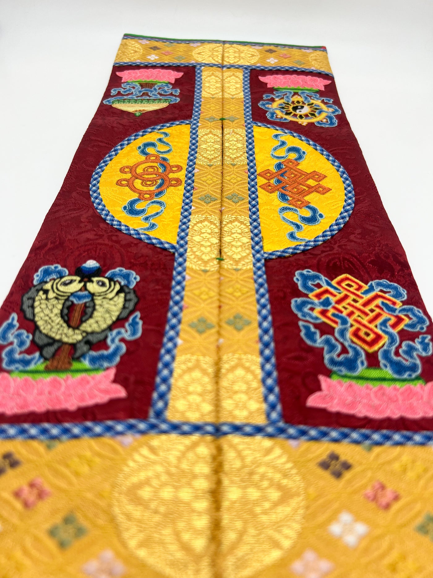 Mongolian Traditional Snuff Bottle Bag, The Dragon