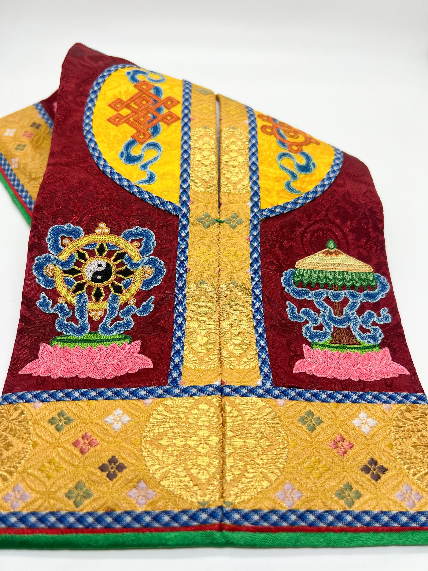 Mongolian Traditional Snuff Bottle Bag, The Dragon