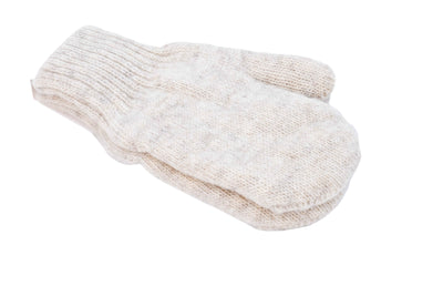 Sheep wool kids mittens