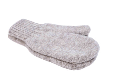 Sheep wool kids mittens