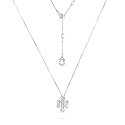 The "Ulzii" eternal knot motif necklace.