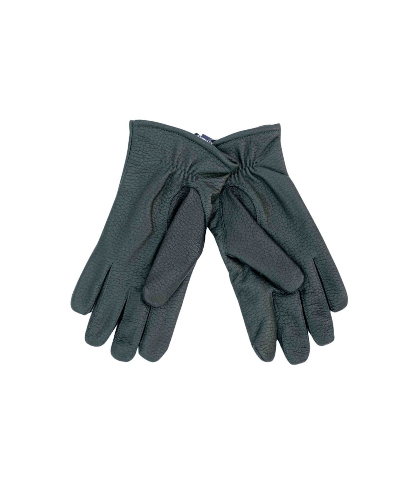 Classic Leather Gloves Dark Green for Men