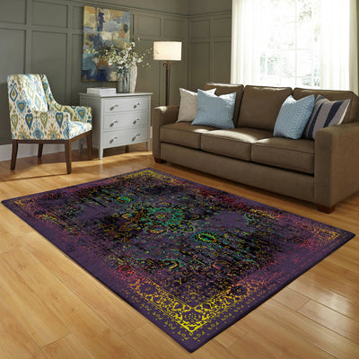 Abstract Multicolor Hunnu Carpet